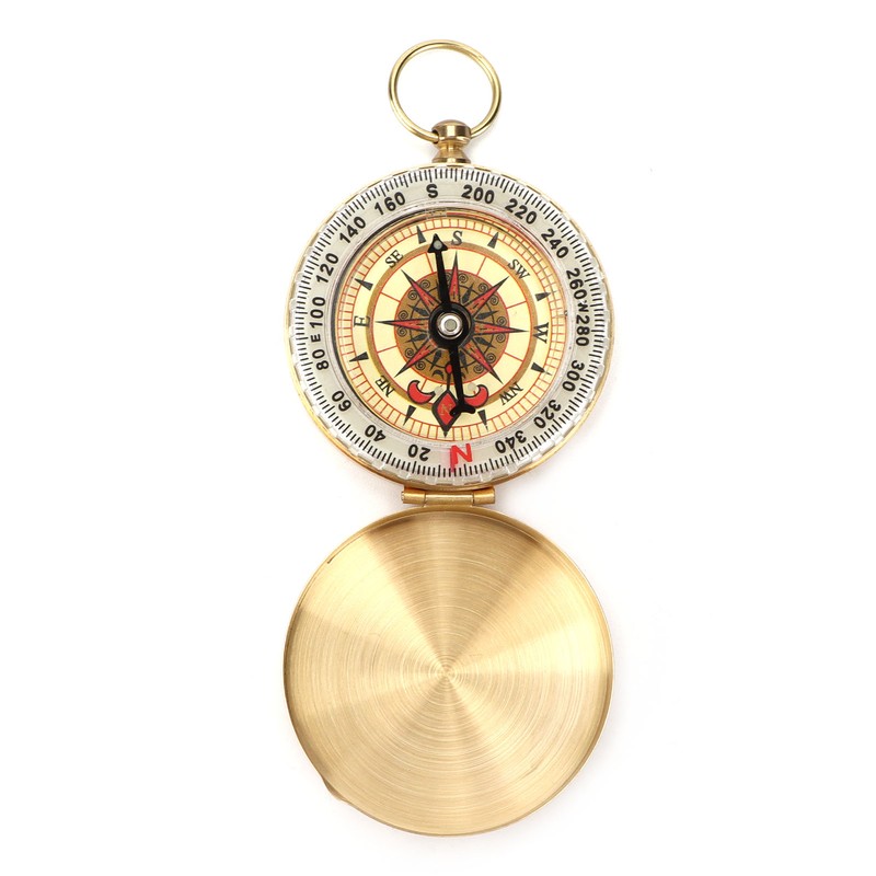 Compass Copper Luminous Rotatable Waterproof Direction Pointing Equipment for Outdoor