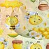 QOOMO Bee Honey Printed Camping Sleeping Bags,3 Season Warm &