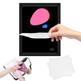 100 Sheets Nail Dust Collector Filter Paper,Disposable Dust Collector Nail Tech Filter Cotton Pad,Nail Accessories,Nail Tech Must Haves,For Most Nail Dust Vacuum Machine Nail Home and Nail Salon Use.