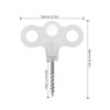 10pcs Luminous Camping Tent Pegs Set ABS 3 Hole Screw