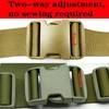 Dual Adjustable Quick Side Release Buckles Clips Snaps, Extra Thick