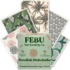 FEBU Swedish Dishcloths for Kitchen & Cleaning | 5 Pack