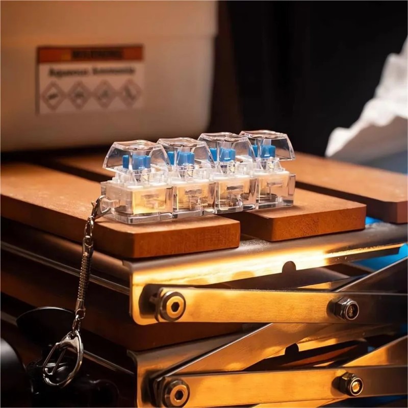 Teclado Clicker Con Luz Led Y Juguetes Antiestrés