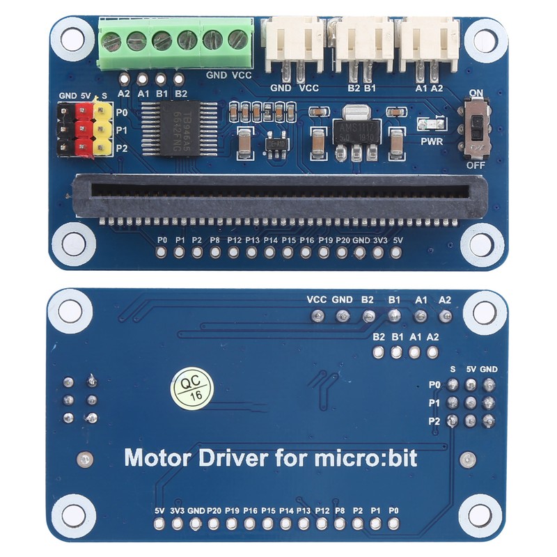 Motor Driver Board for Micro:bit Control 2-Way DC Motor 3-Way