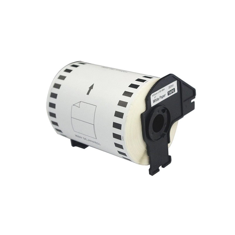 Brother Compatible Continuous Labels for Brother DK-2243 (4”x 100ft) QL