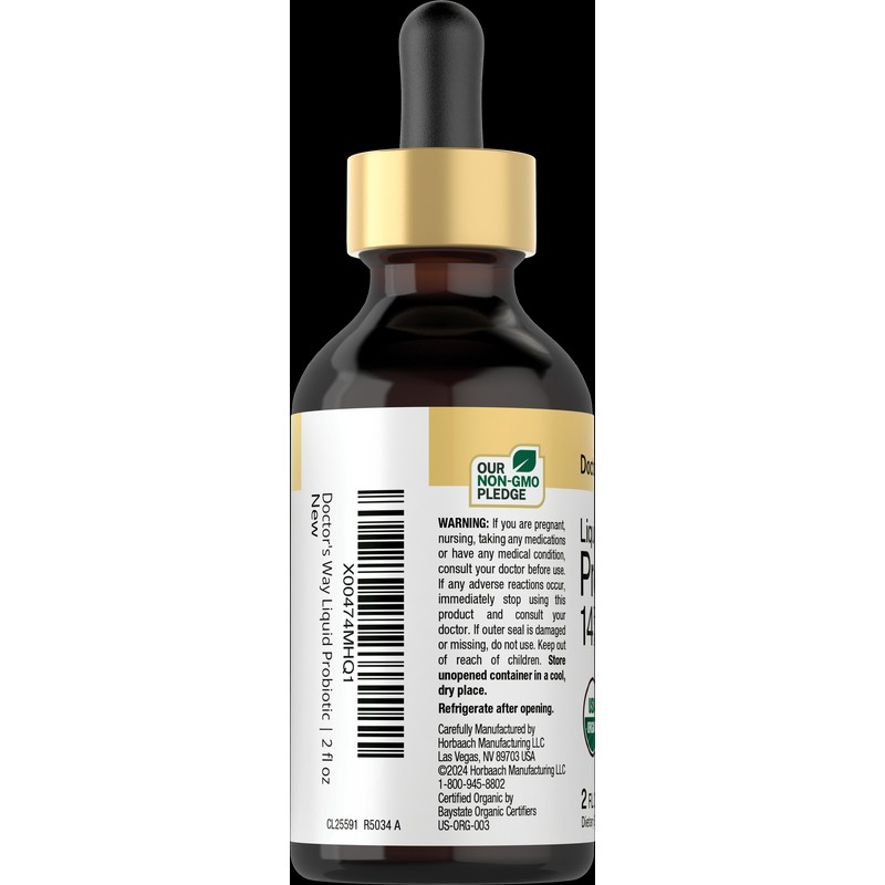 Doctor's Way Liquid Probiotic | 2 fl oz | Organic
