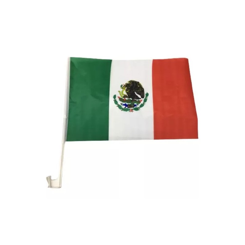Bandera México Auto Ventana Viva México Fiestas Patrias