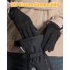Glove Liners Lightweight Running Gloves, Touch Screen Winter Ski Gloves