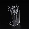 LIXIMMAZN 5 Holes Acrylic Scissors Organizer, Clear Acrylic Scissors Rack