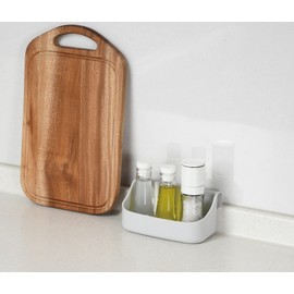 Pearl Metal Peta Pocket Kitchen Rack, Gray CX-1267