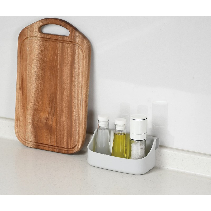 Pearl Metal Peta Pocket Kitchen Rack, Gray CX-1267