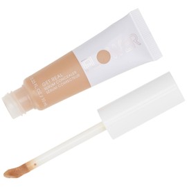 FLOWER BEAUTY By Drew Barrymore Get Real Serum Concealer - Brightens Skin + Blurs Blemishes - Hydrating Serum- Medium Honey