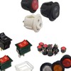 (Olpin) Toggle On/Off LED Round Square for Car DIY / (올핀)토글 온오프 스위치 LED 자동차 DIY용 원형 사각