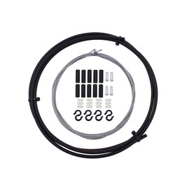 harukita Shift Cable Set Bicycle Shift Wire Bicycle Replacement Bicycle Parts Set Universal Mountain Bike Road Bike Folding Car Durable (Black)
