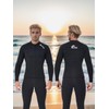 Owntop Men's Wetsuit Jacket - 2 mm Wetsuit Top Long