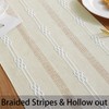 Cenebonxy Rustic Boho Table Runner, Farmhouse Table Runners 36 Inches