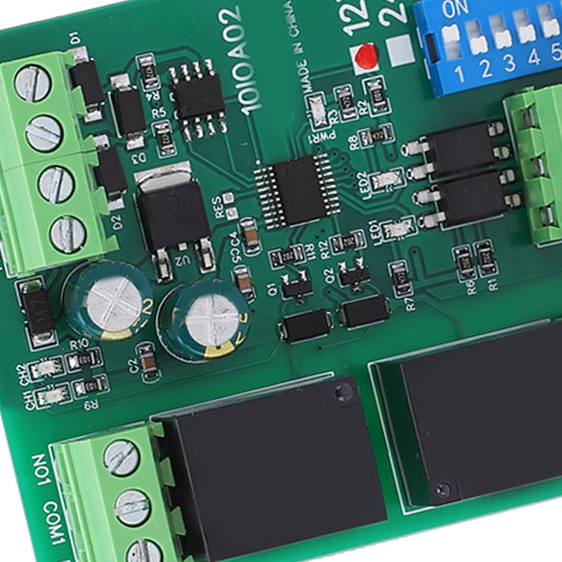 Relay Module 2 Channel RS485 Control Board Switch Controller DC
