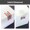 Barcode Security Labels Dumb Silver PET Warranty Void Sticker with