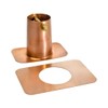Monarch Rain Chains Gutter Adapter – Standard Adapter with Brass