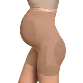 Leonisa womens Seamless Support Panty maternity underwear, Soft Natural, Small US