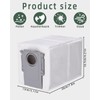 SOBEAU 12 St1ck Staubbeutel Zubeh?rset f1r Roborock Q Revo/Qrevo Pro/Qrevo