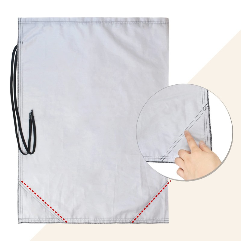 2 Pack Cloth Snake Reptile Bag with Bite Free Pouch