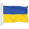 G128 Combo Pack: American USA Flag 4x6 Ft & Ukraine