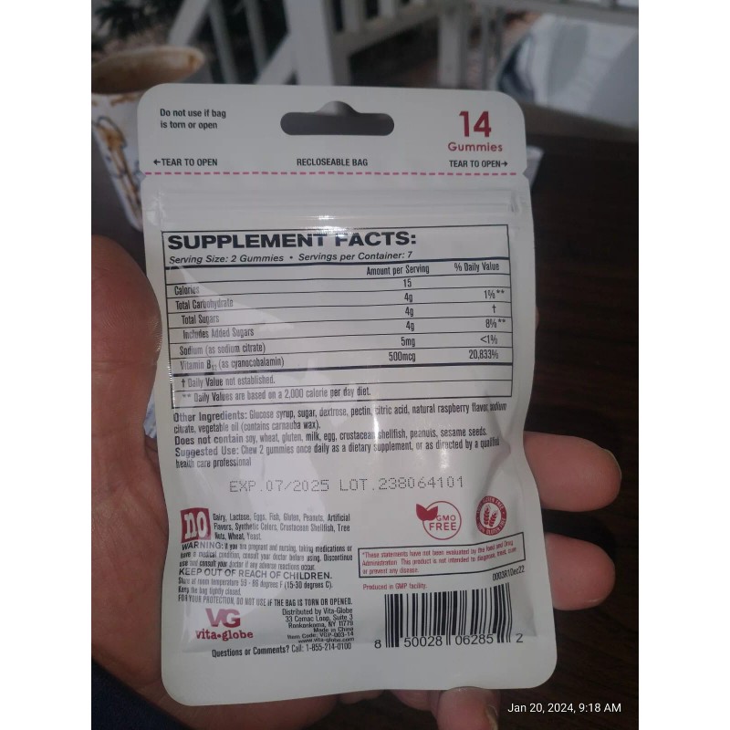vita globe 4 x NEW Vita Globe Probiotics - B12