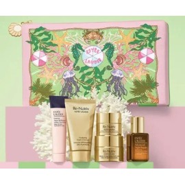 Set de regalo de 6 piezas Estee Lauder Re-Nutriv Ultimate Lift crema y ojos, suero, impresión