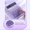 Xtahdge Desktop Calculator 12 Digits Large LCD Display Large Round