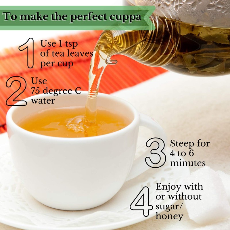 Simpli-Special Sencha Lemon Ginger Green Loose Leaf Tea 100g in
