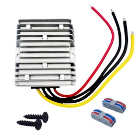 Funayama DC-DC Golf Cart 36V 48V to 12V 20A 240W Voltage Regulator Step Down Converter, Waterproof Power Supply Module