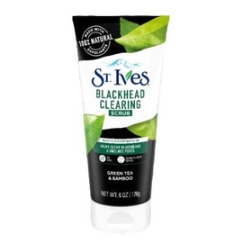 St. Ives Blackhead Clearing Face Scrub Green Tea 6 oz(Pack of 6)