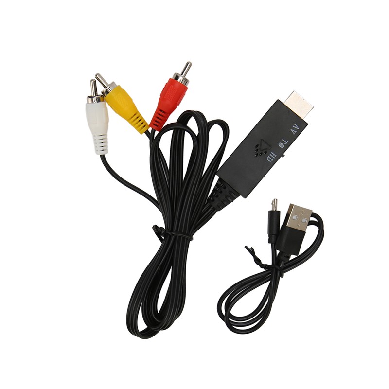 AV to HD Multimedia Interface Cable 3 RCA to HD