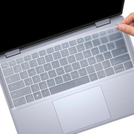Keyboard Cover for 2025 Dell 14 Plus 2-in-1 Laptop DB04255 DB04250-14 inch, Dell 14 Plus Laptop DB14255 DB14250 Keyboard Skin Protector -Clear
