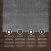 Linon PAD-UL0435 Underlay-Premier Plush & Multi Grey, 3 x 5