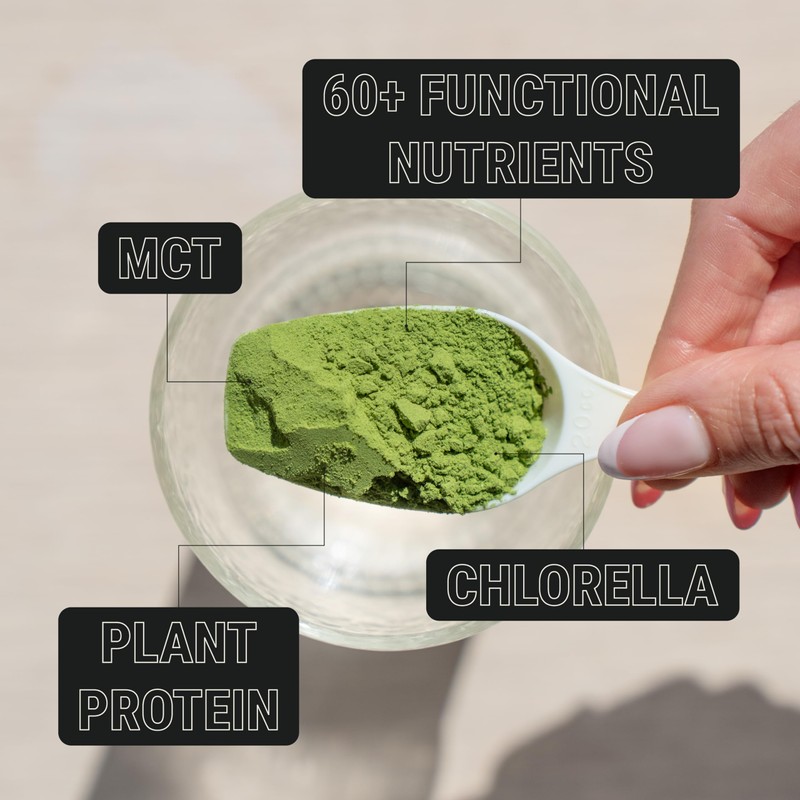 Sun Chlorella ON3 Athletic Protein Greens Supplement with chlorella, eleuthero