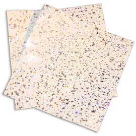 20 White Glitter Tile Stickers for 8x12 inch Tile 30x20 cm Sparkle Diamond White Glitter Tile Transfers Decals Vinyl Sticker Glitter (8x12” - 20 Individual Stickers)