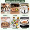 TeamFar Round Cooling Rack, 9" Non-stick Stainless Steel Baking Rack