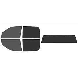 The Tint Effect Precut Window Tint Kit Compatible with Ram 2500 3500 Crew Cab Truck (2019-2025) 5th Generation (30% Front / 5% Rear with Solid Rear Windshield) Automotive Film