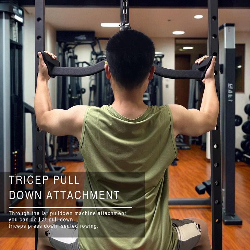 BLUSLM LAT Pull Down Bar for Cable Machine, LAT Pulldown