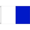White and Blue Irish County Flag - 5 x 3