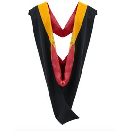 CLERKMANS Unisex Graduation Hood for Bachelors & Masters Degree -University Academic Hood