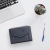 ekavale Women's Wallet with Push Button Flap RFID Soft Leather,