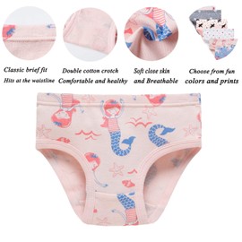 Sladatona Little Girls'Soft Cotton Underwear Fox Elephant Comfort Panties Toddler Briefs 2t Dark Blue