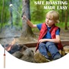 5 Pack Marshmallow Toasting Forks Kit, Extendable Stainless Steel Smores