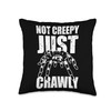 Not Creeoy Just Crawly Tarantula Bird Spider Throw Pillow