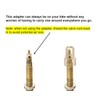Presta to Schrader Valve Adapter for Bike, Inflate Presta Valve