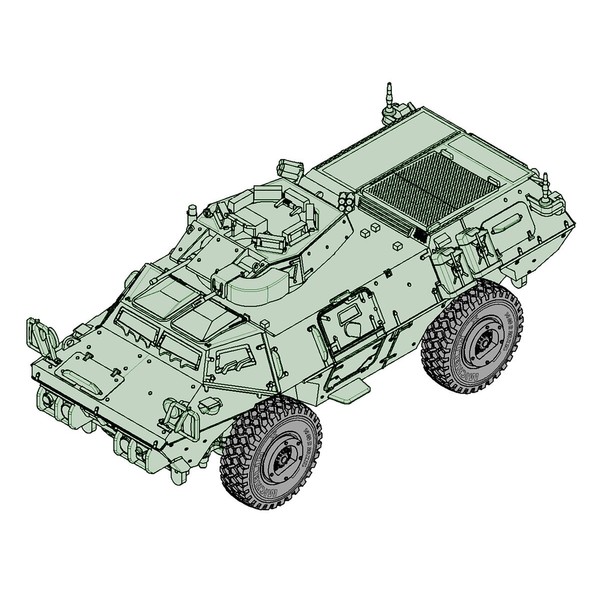 Trumpeter 07131 Model Kit M1117 Guardian Armoured Security Vehicle (ASV)