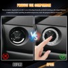 QZTYTY 2PCS Car Engine Start Stop Decoration Ring, Car Start
